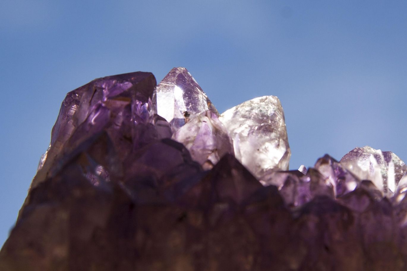 Large quantity of natural amethyst stones available in bulk for industrial applications.