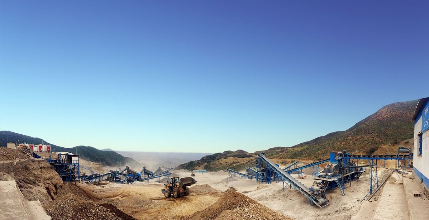 Modern mining operation showcasing extraction of high-quality minerals, inspired by Cornish Mining techniques.