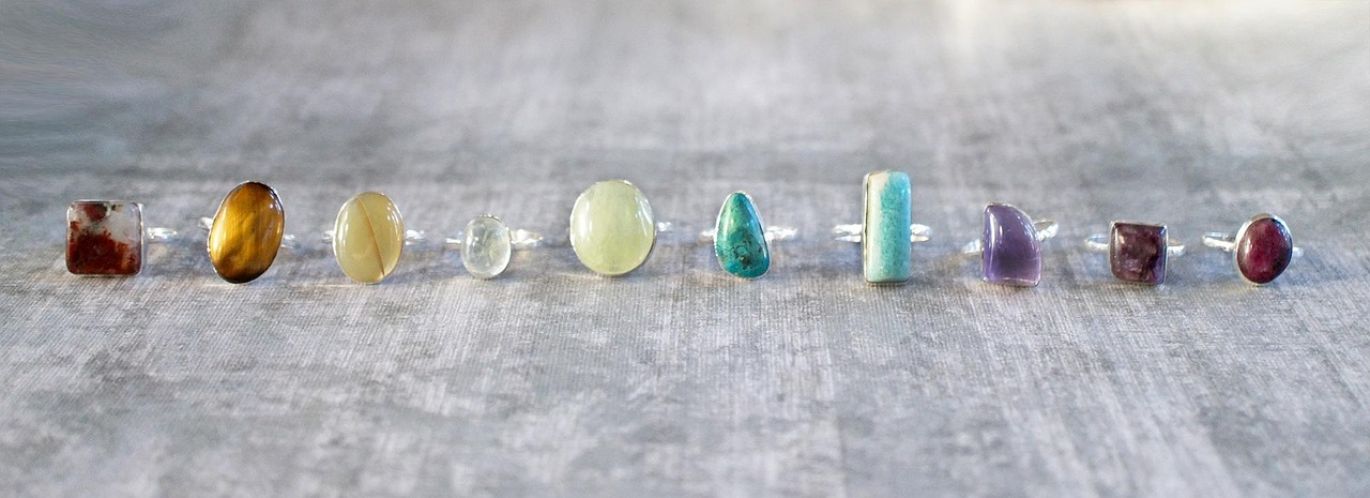Assortment of Flat Back Cabochon gemstones available for wholesale purchase from Summit Gold Resources in Kenya.