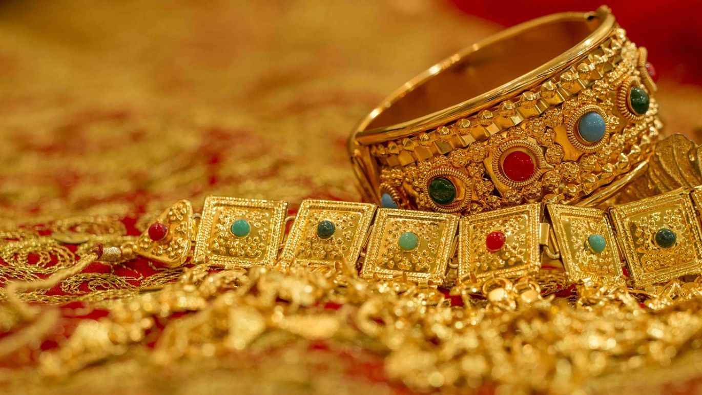 Gold bangles being manufactured by skilled artisans in Kenya, sourced by Summit Gold Resources.