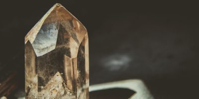 Close-up of Rutile Anatase mineral crystals, showcasing their distinct structures and colors, representing high-quality