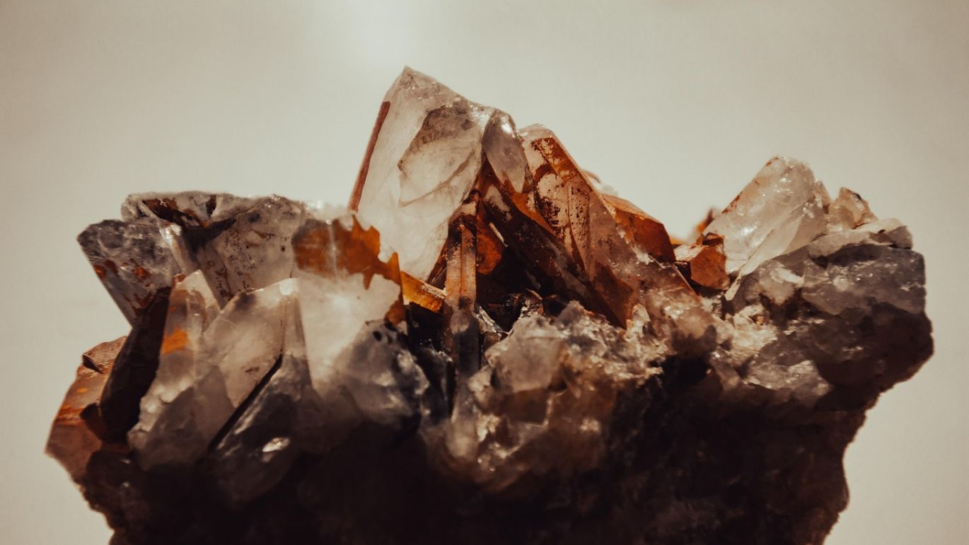 Close-up of high-quality tungsten ore supplied by Summit Gold Resources for industrial applications